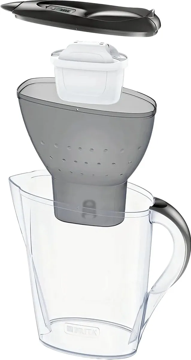 BRITA Marella Cool Memo Waterkoker 2,4L - Grafiet - Maxtra Pro Filter