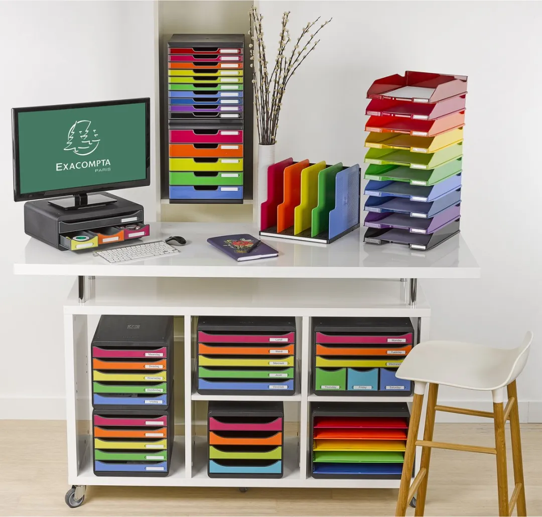 Exacompta Store-Box Maxi EcoBlack Ladenbox - 6 Lades - Harlekijn