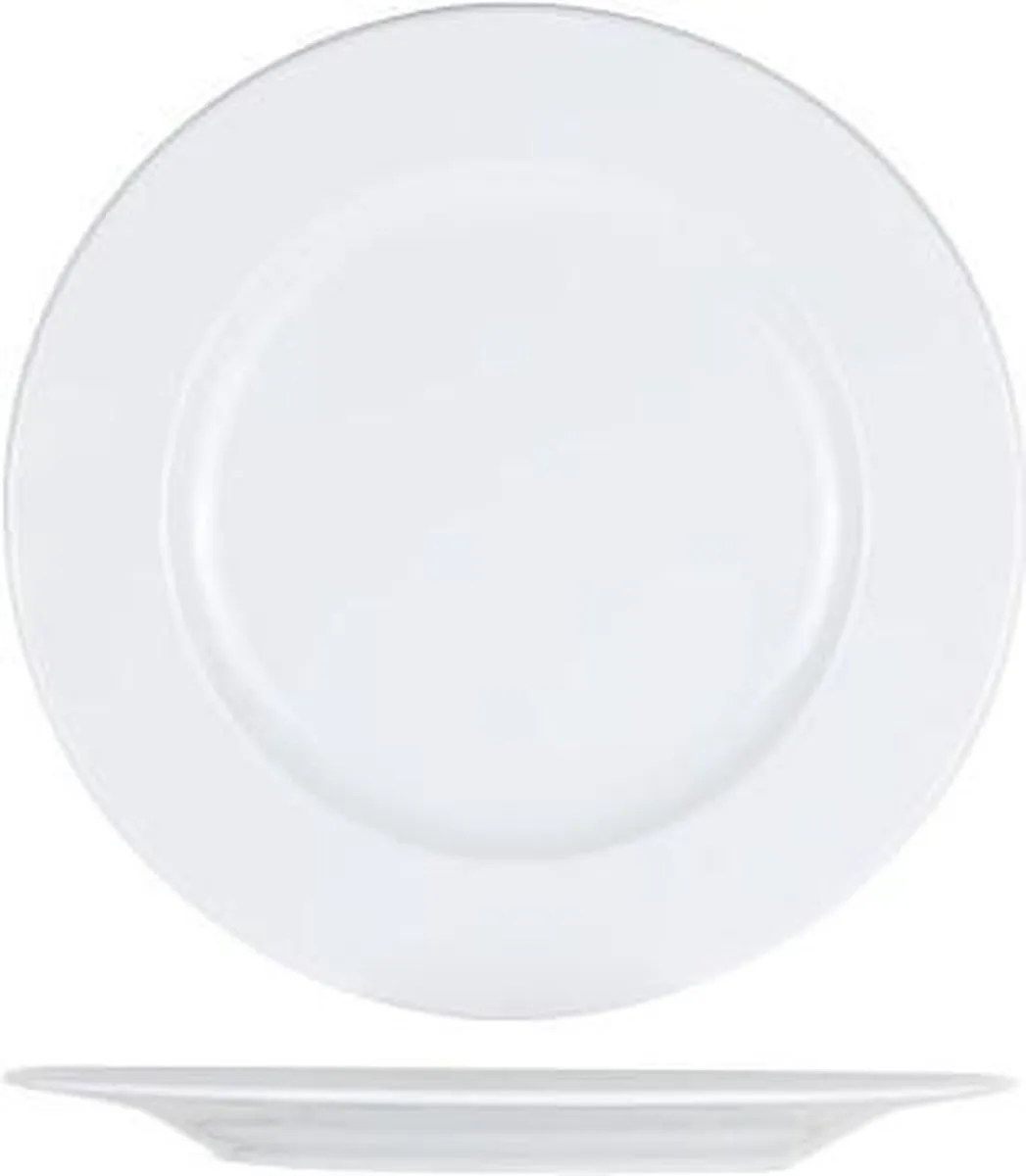 Cosy&Trendy Essentials Dinerbord 27cm - 6 Stuks - Wit