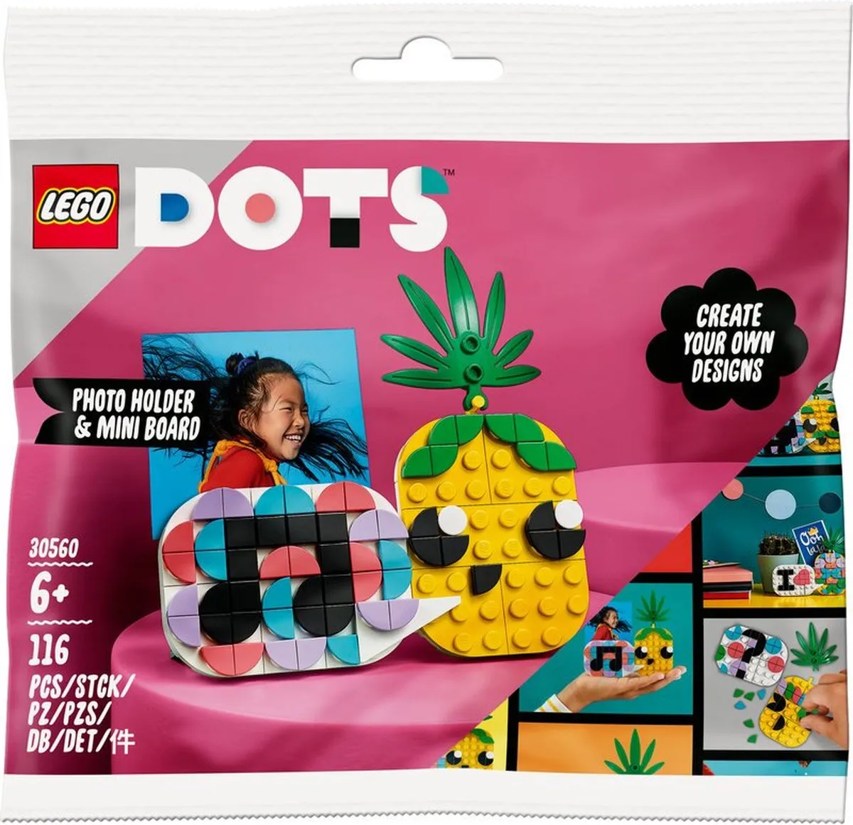 LEGO Dots 30560 Fotohouder & Minibord - 116 Stuks - Meerkleurig