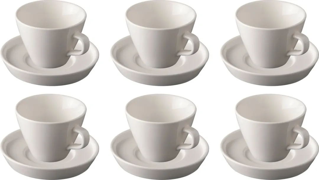 Palmer Da Vinci Cappuccino Kop & Schotel 6 Stuks