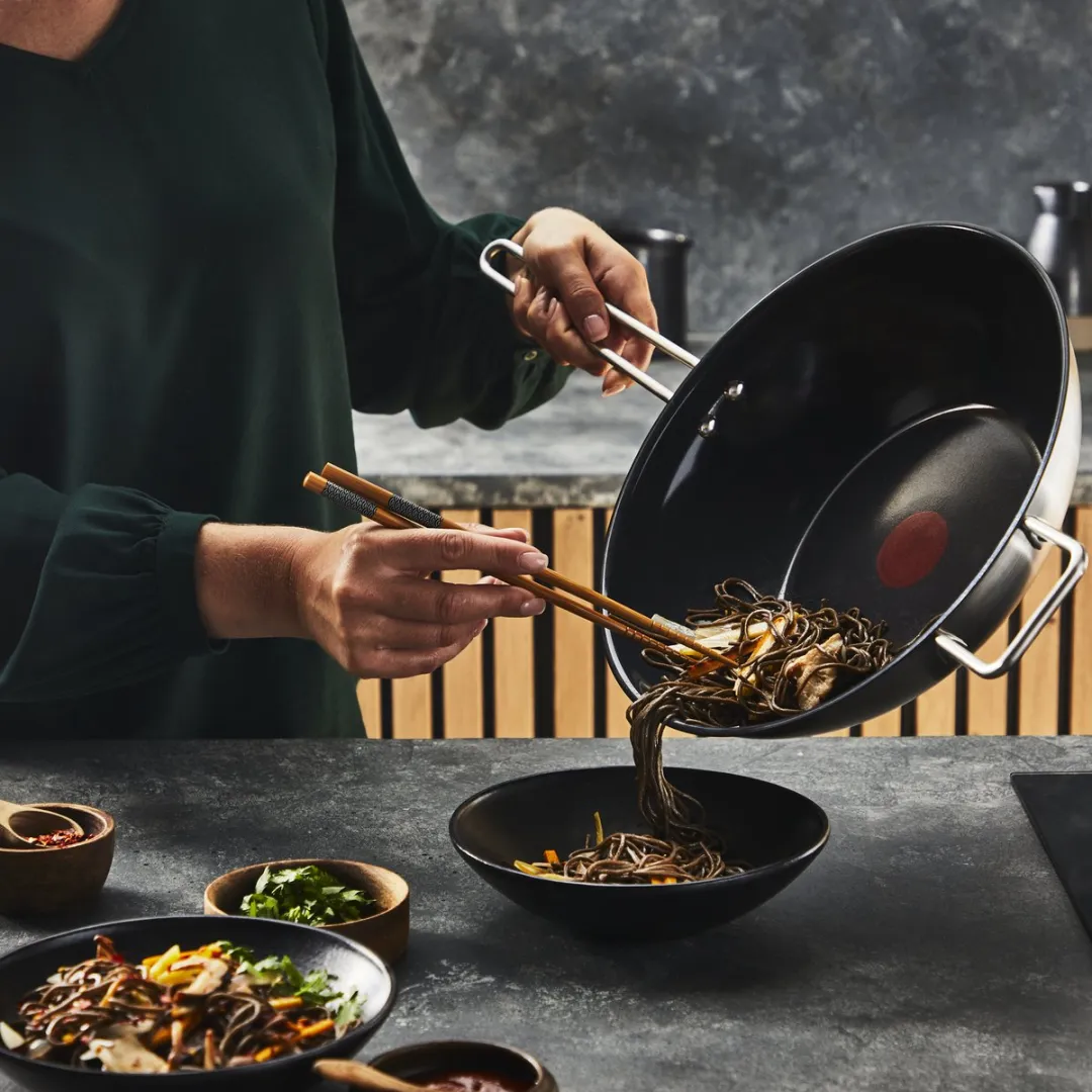 Tefal Nordica Ceramic Wokpan Ø28cm - Zilver