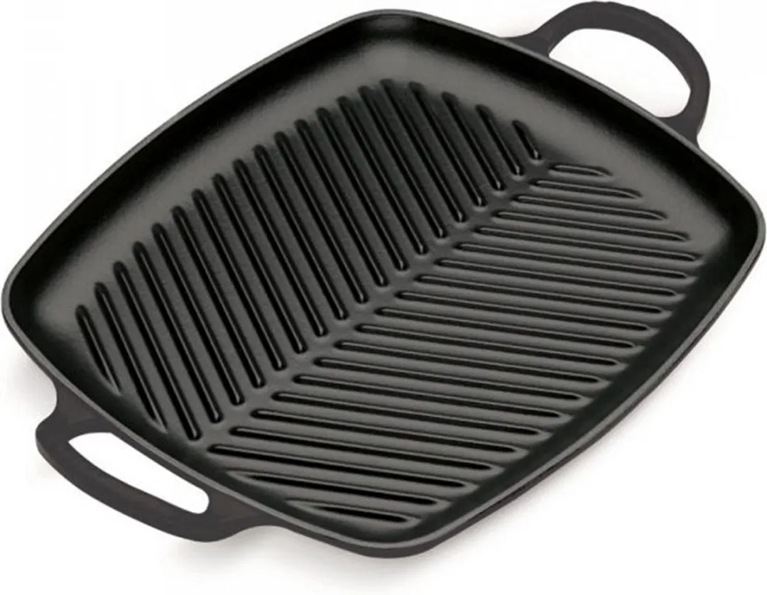 Le Creuset Grillplaat Signature Mat Zwart 30x27cm