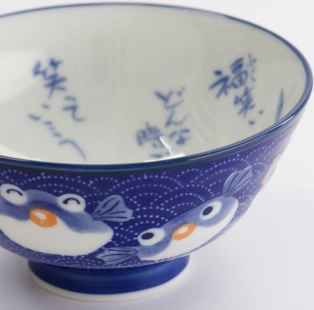 Tokyo Design Studio Kawaii Rijstkom Kogelvis - 300ml - Donkerblauw