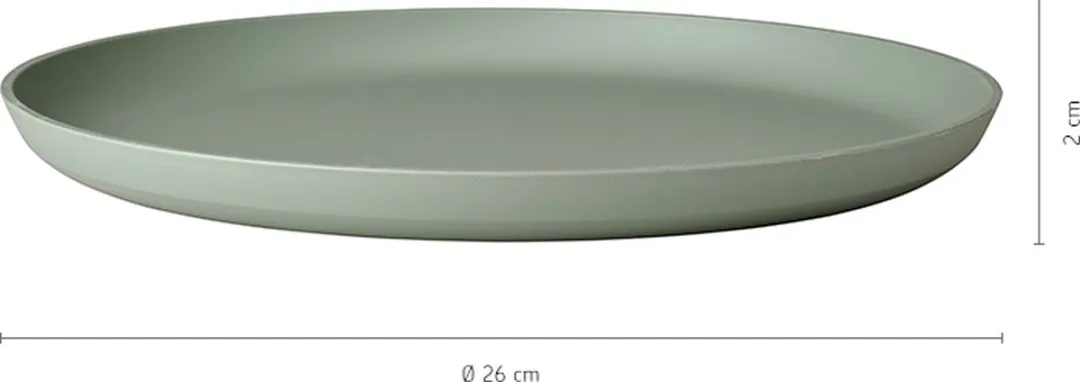Mepal Silueta Plat Bord - 4 Stuks - Ø26cm - Vivid Mauve - afbeelding 6 van 6