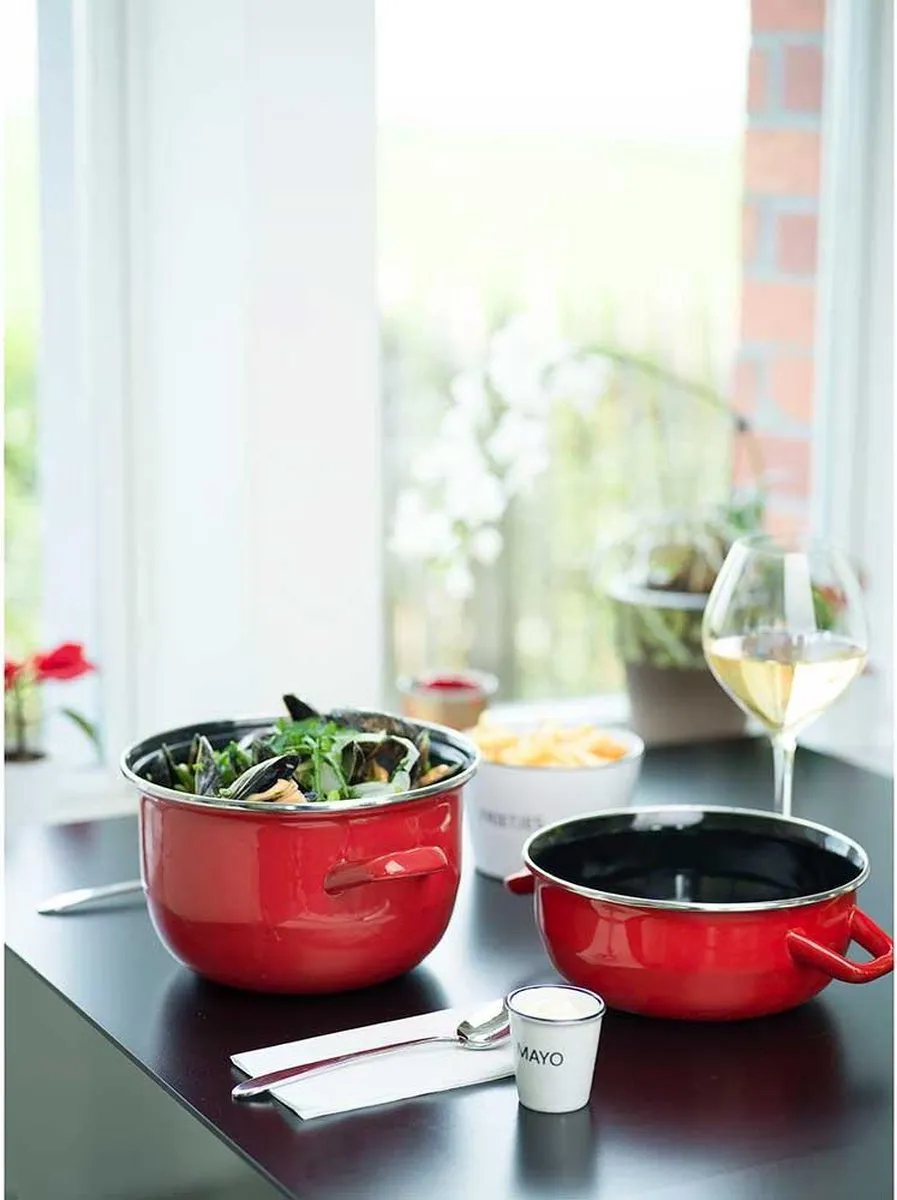 Cosy&Trendy Mosselpan 2.8L - Ø18cm - Rood
