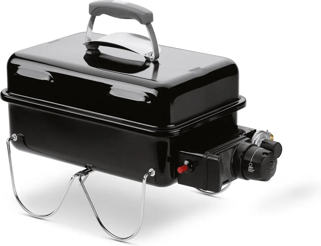 Weber Go-Anywhere Barbecue - 1 Brander - 4 Hamburgers - Zwart