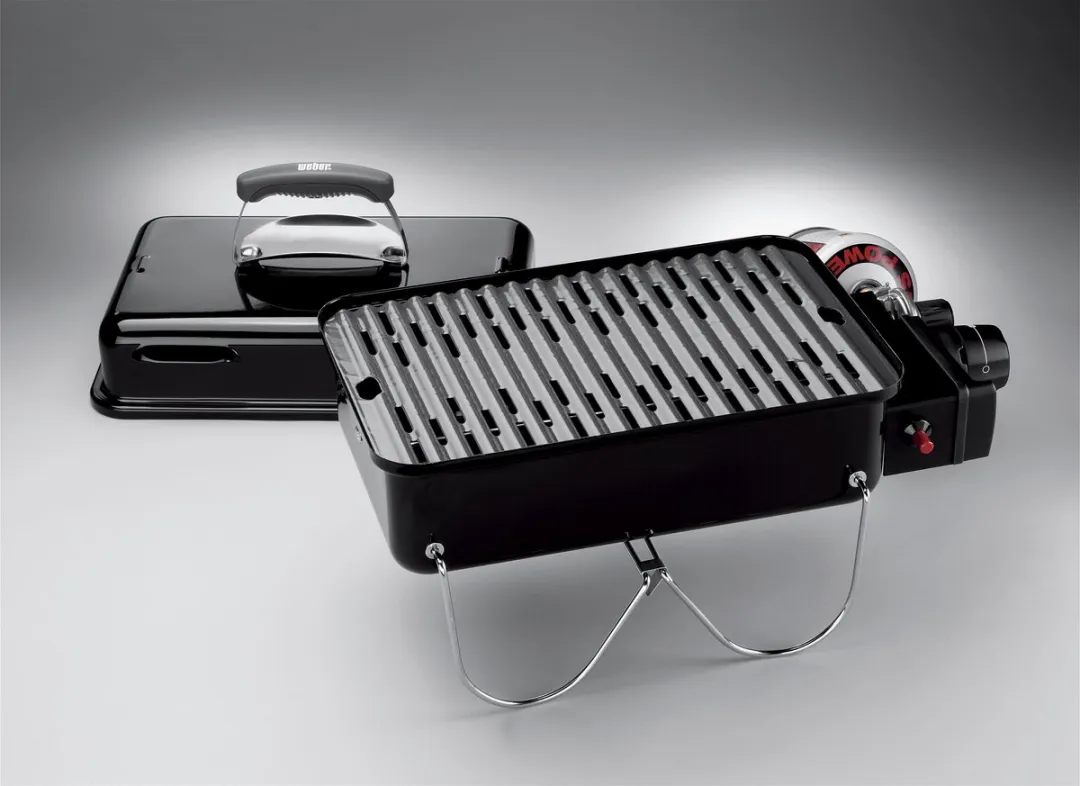 Weber Go-Anywhere Barbecue - 1 Brander - 4 Hamburgers - Zwart