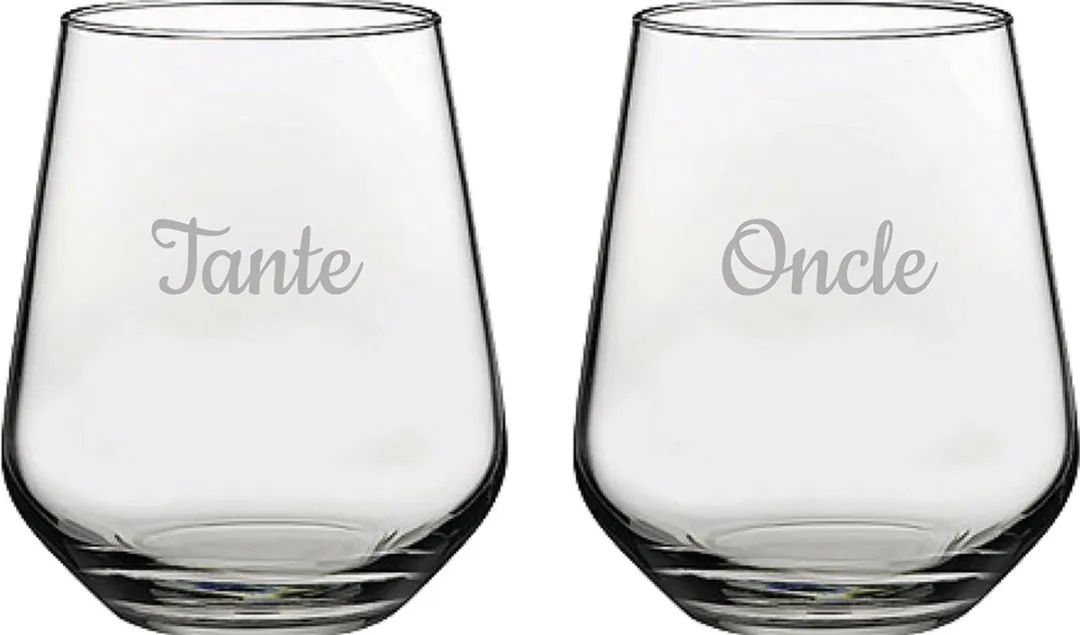 Pasabahce Drinkglas Tante & Oncle