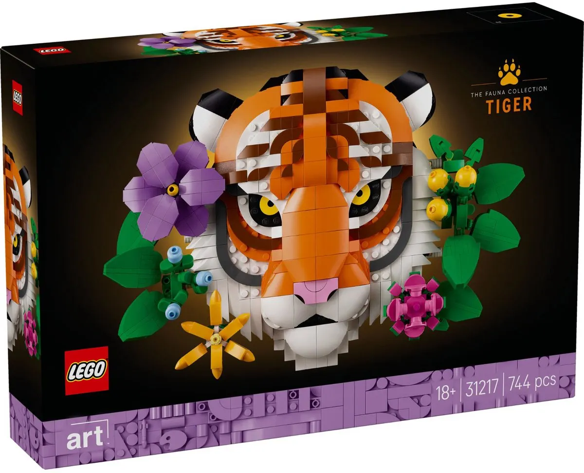 LEGO Art De Faunacollectie Tijger 31217 - 744 Stukken