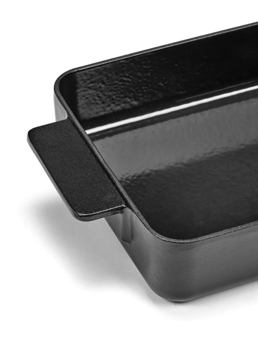 Serax Surface Ovenschotel Gietijzer 32cm - Zwart