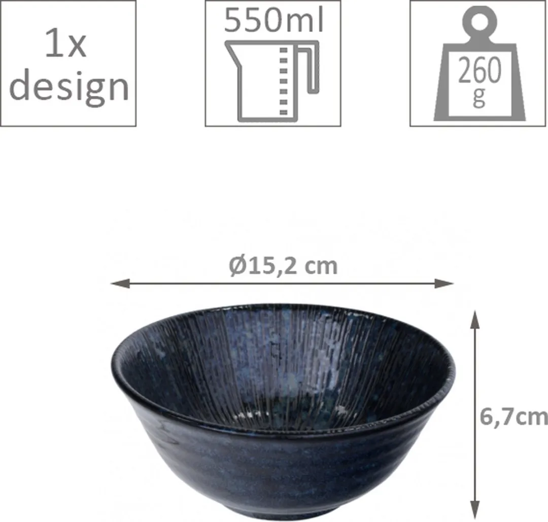 Tokyo Design Studio Sky Blue Kom 15.2x6.7cm