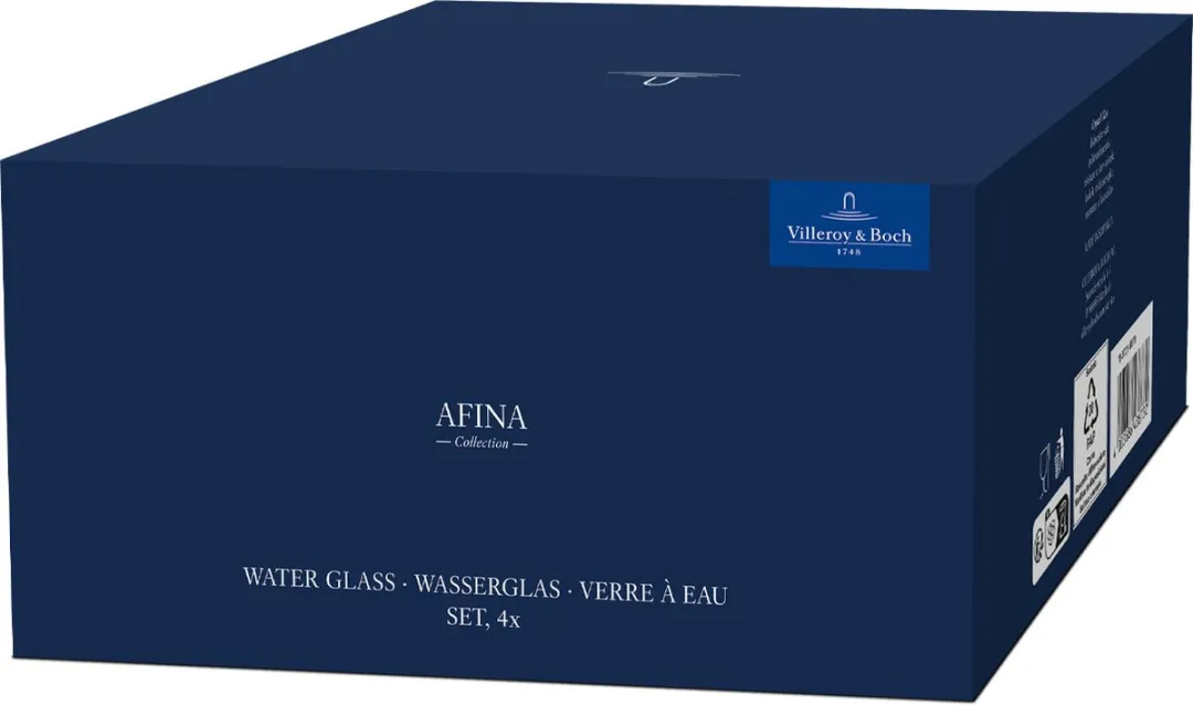 Villeroy & Boch Afina Waterglazen Set - 4x 200ml - Transparant