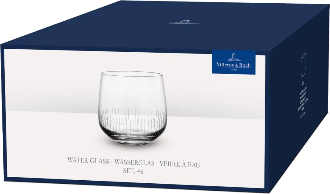 Villeroy & Boch Afina Waterglazen Set - 4x 200ml - Transparant
