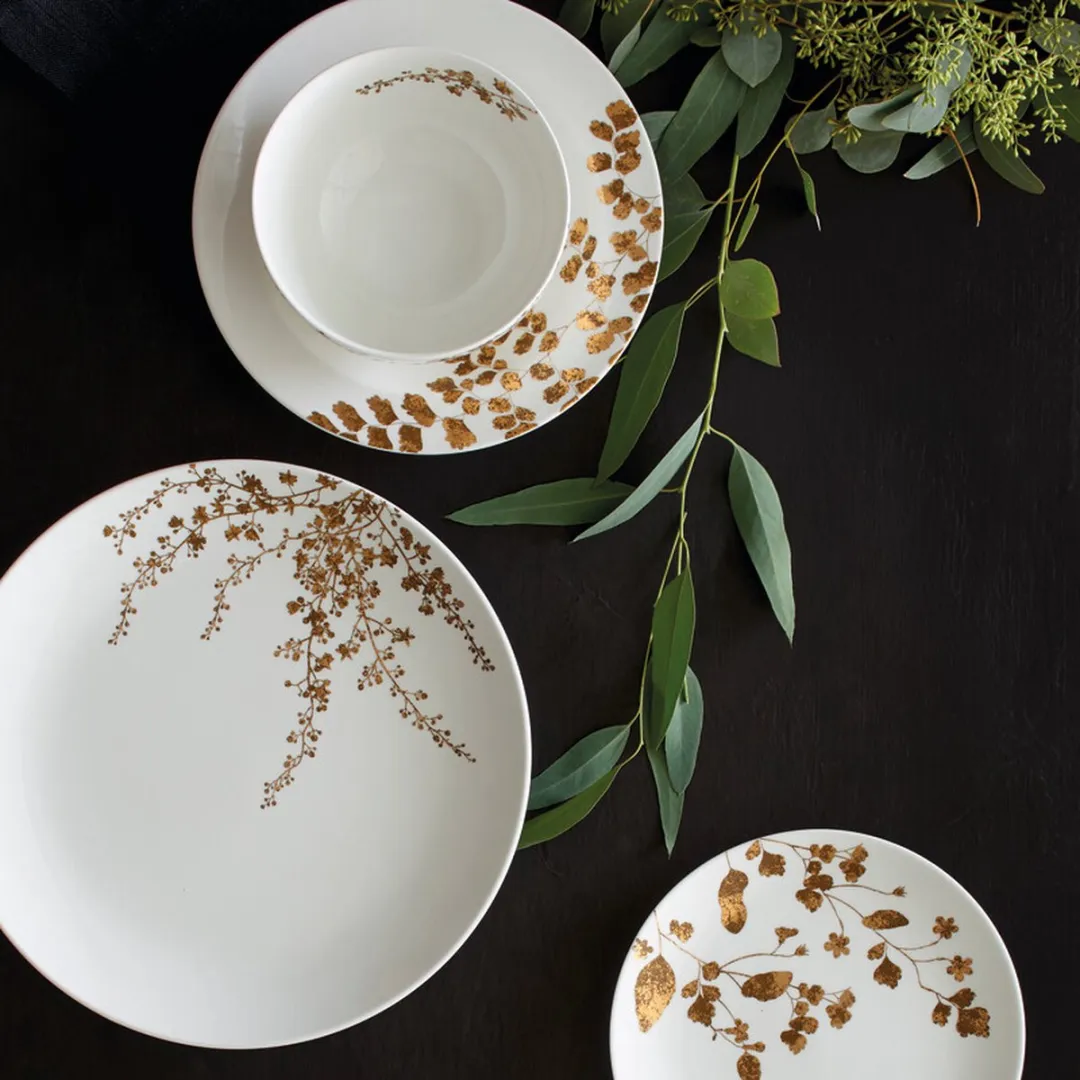 Wedgwood Mok 440ml - Porselein Goud/Wit