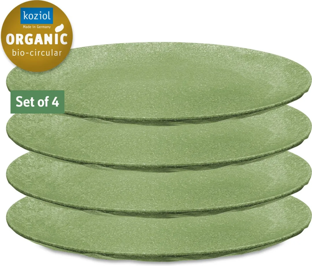 Koziol Club Plate Groen 26cm - 4 Stuks