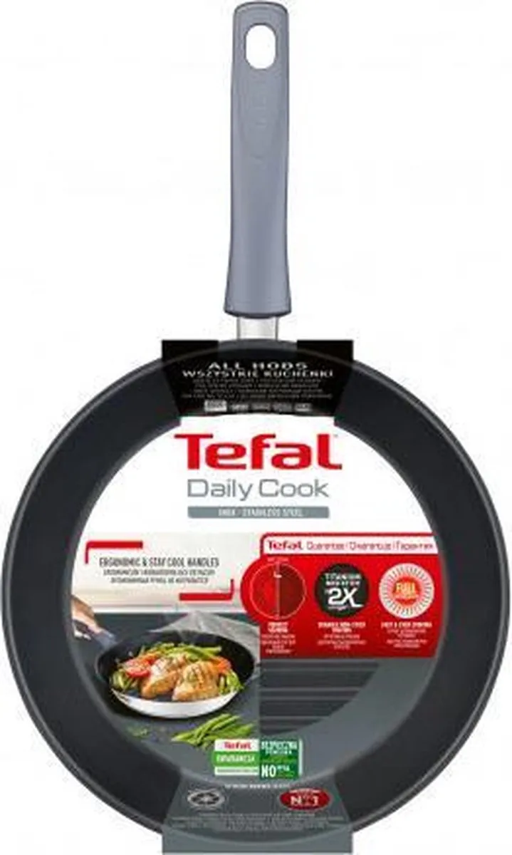Tefal Daily Cook Grillpan G7314055 - 26cm - Zwart
