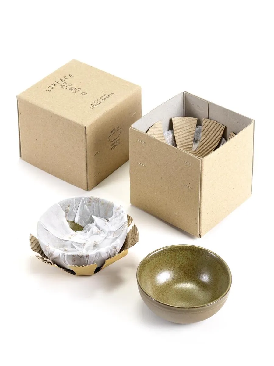 Serax Sergio Herman Surface Olijfbord S - Camogroen - 4 Stuks