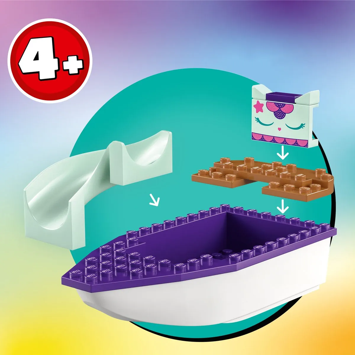 LEGO Gabby's Dollhouse Vertroetelschip 10786 - 88 Stukken