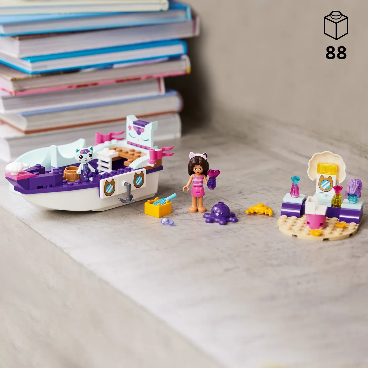LEGO Gabby's Dollhouse Vertroetelschip 10786 - 88 Stukken