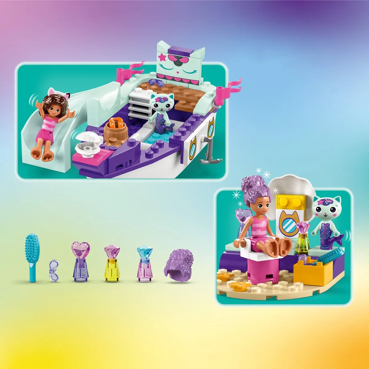 LEGO Gabby's Dollhouse Vertroetelschip 10786 - 88 Stukken