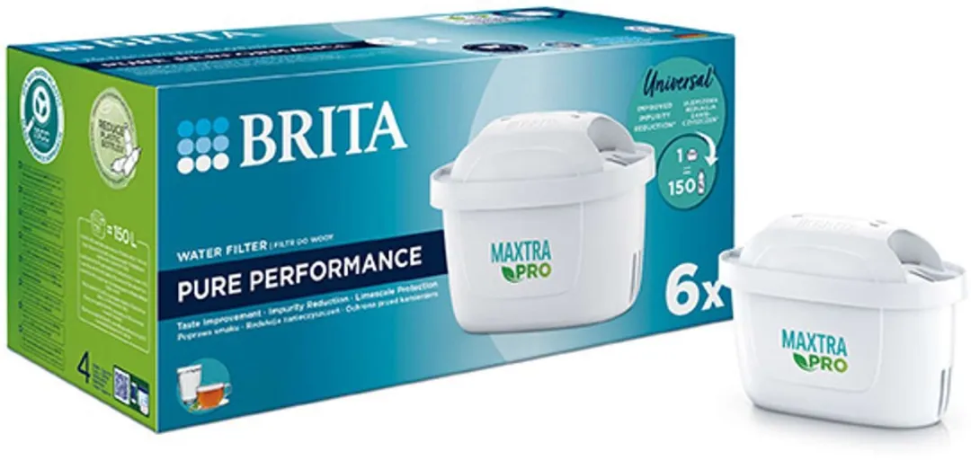 BRITA Maxtra Pro Pure Performance Waterfilters 6 Stuks