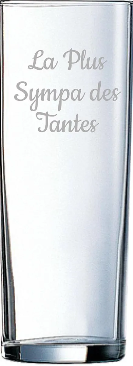Arcoroc Longdrinkglas La Plus Sympa des Tantes 31cl