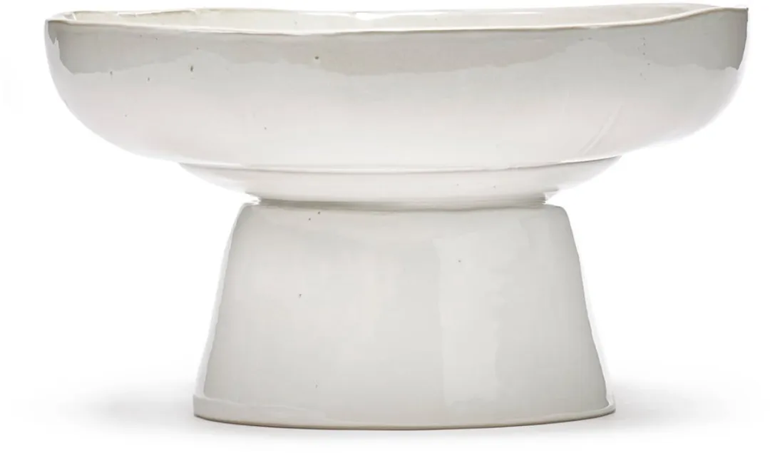 Serax Marie Michielssen La Mère Serveerbord Voet - 31cm Wit