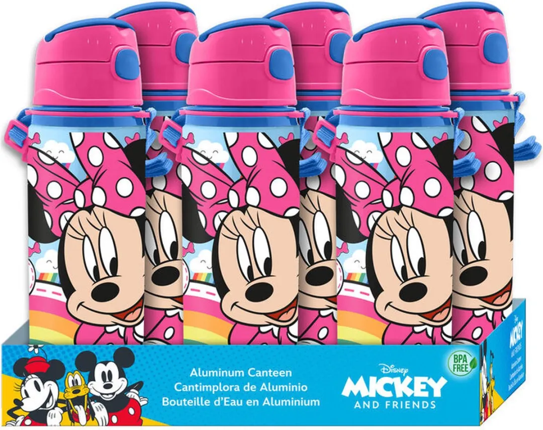Disney Minnie Mouse Drinkfles 600ml - Roze