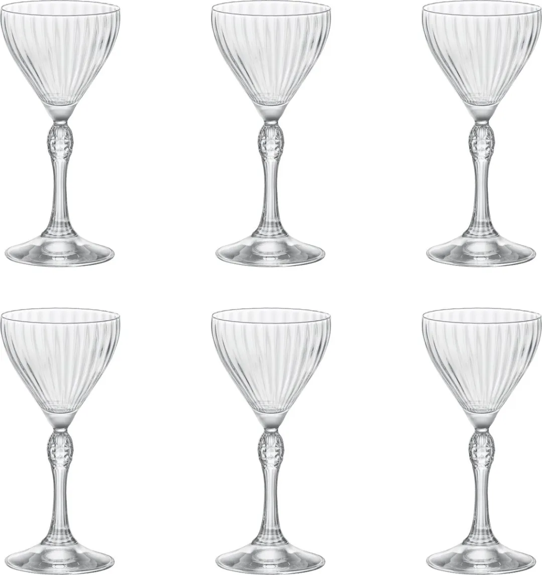 Bormioli Rocco America'20S Nick And Nora Likeurglas 14cl - 6 Stuks