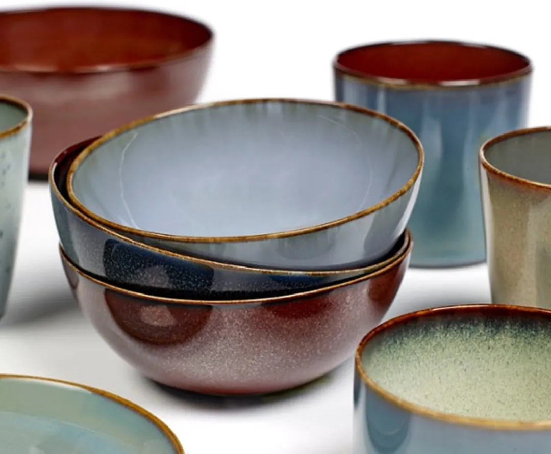 Serax Terres de Rêves Bowl 15.5cm Smokeyblue - 4 Stuks