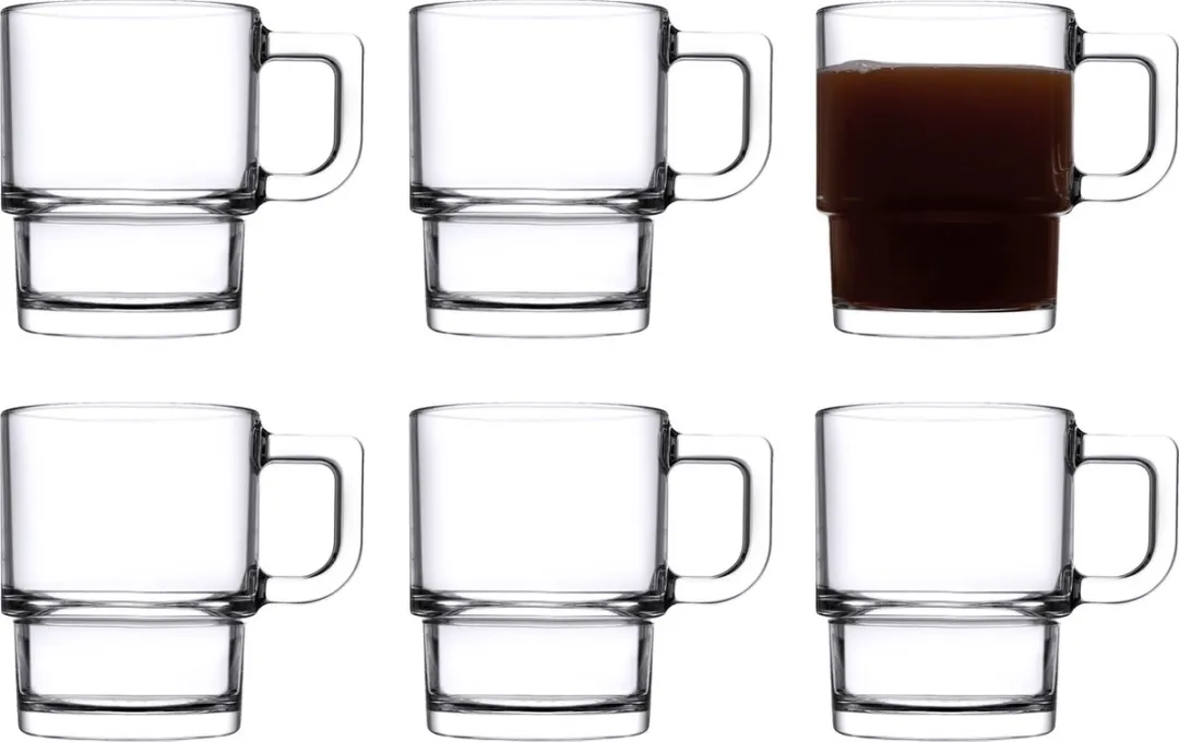 Pasabahce Cameron Koffie-/theeglazen Set 6x