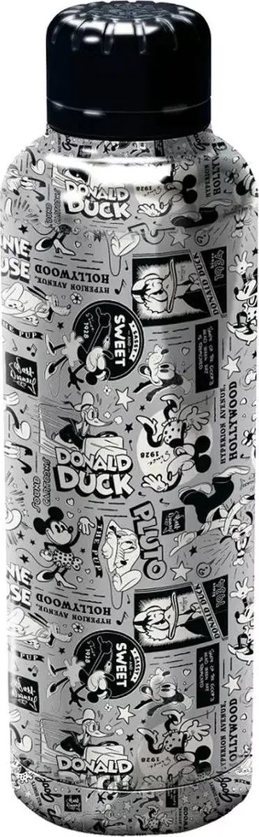 Disney Metalen Drinkfles 515ml - Grijs