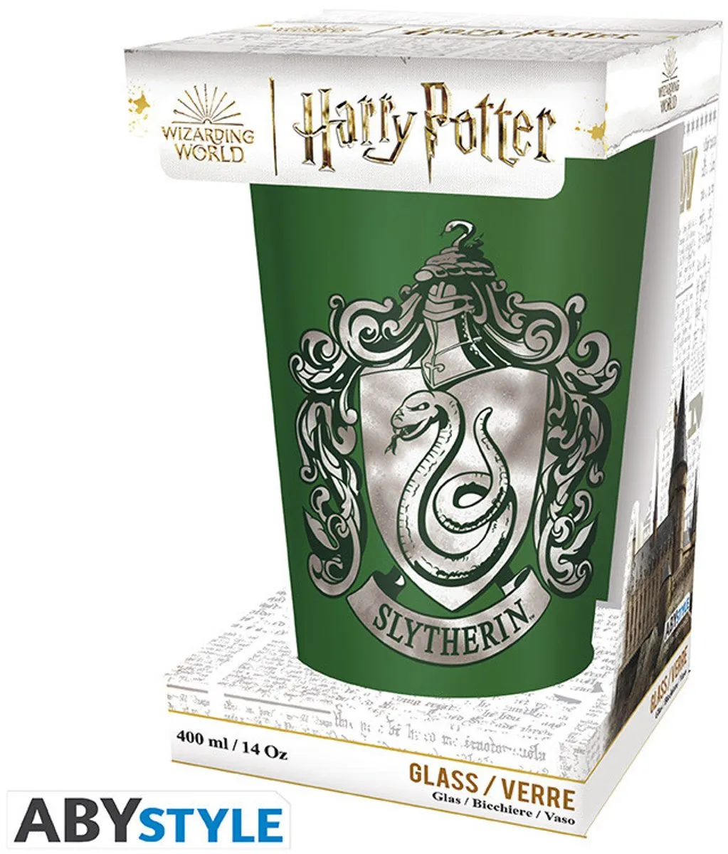 Harry Potter Slytherin Drinkglas - Multicolor