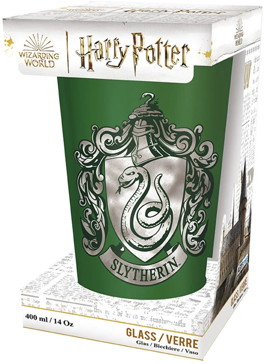Harry Potter Slytherin Drinkglas - Multicolor