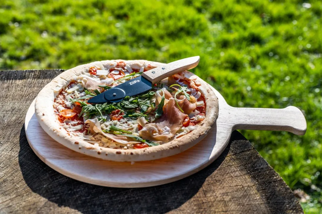 Cosy&Trendy Pizza Serveerplank Rubberwood 43,5x32cm - Bruin