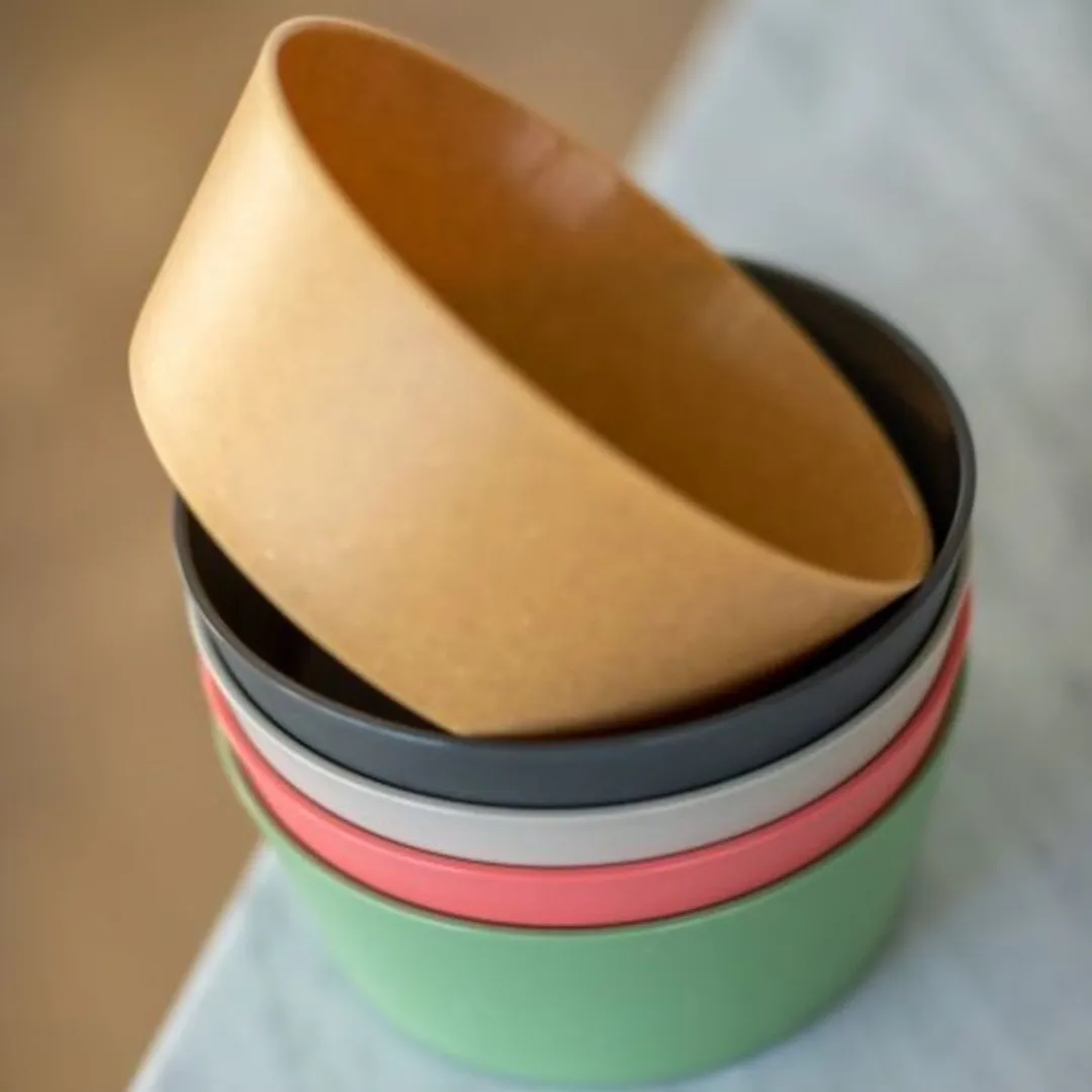 Koziol Connect Kommen Set 2 Stuks - 890ml - As Grijs