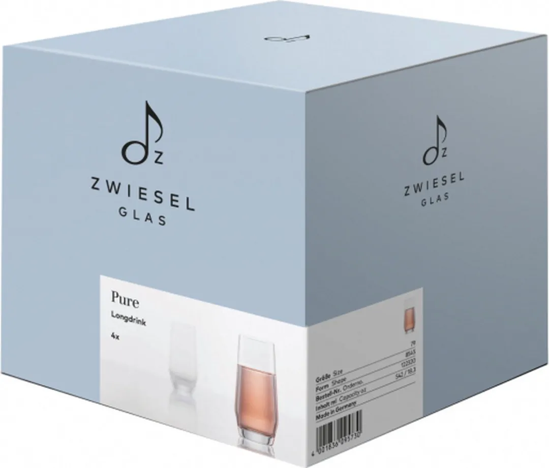 Zwiesel Glas Pure Longdrinkglas 542ml - Set van 4