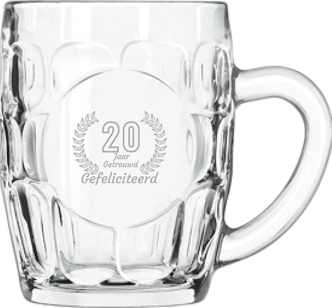 Libbey Bierpul 55cl Gegraveerd