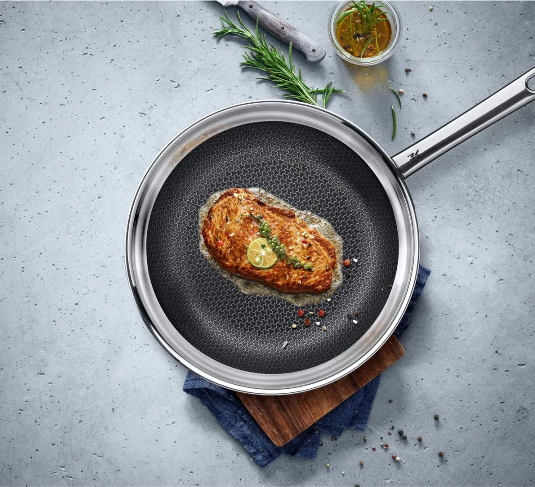 WMF Profi Resist Koekenpan 28cm - RVS - Inductie - 2 Stuks