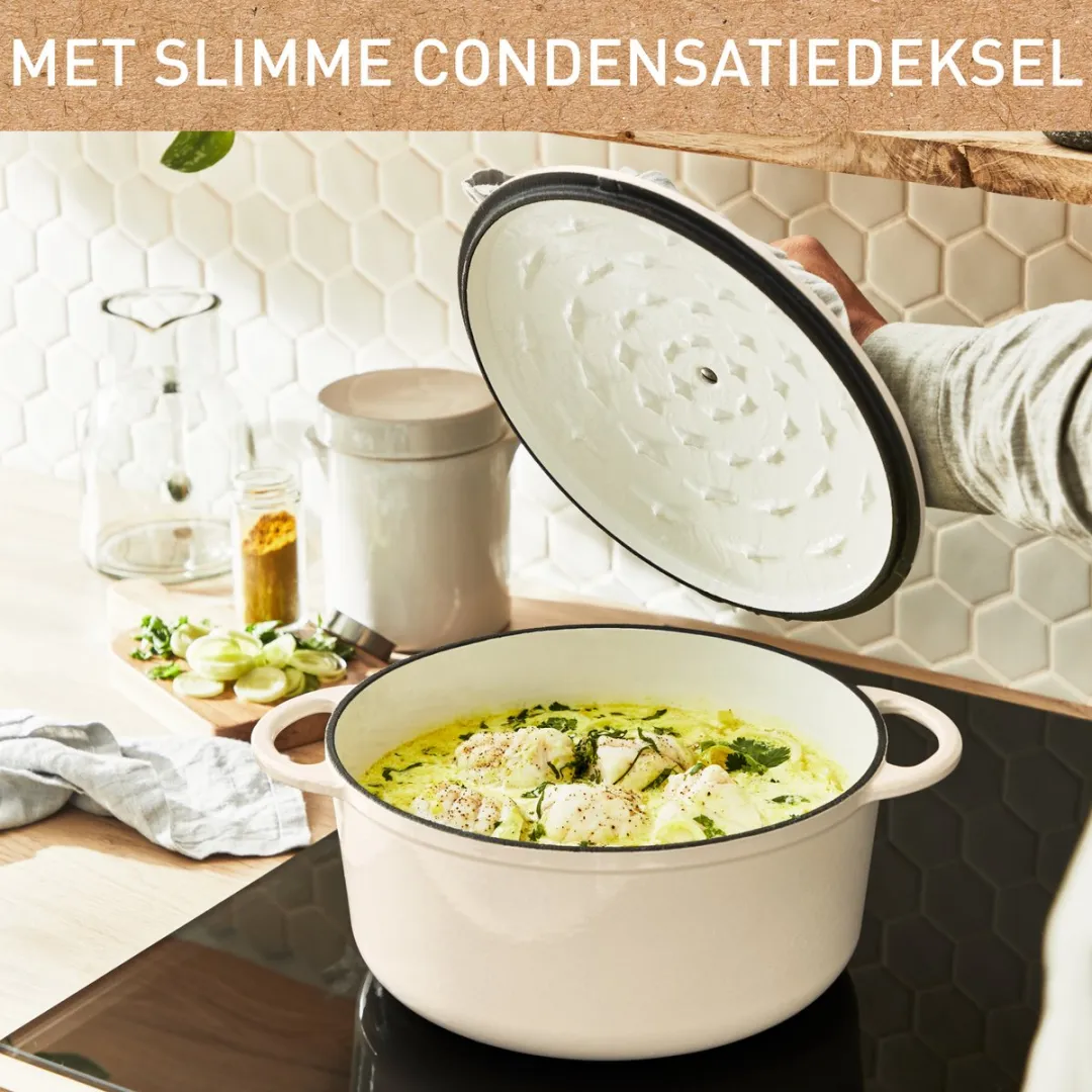 Tefal LOV Braadpan Ø25cm - 5L - Beige - afbeelding 6 van 6