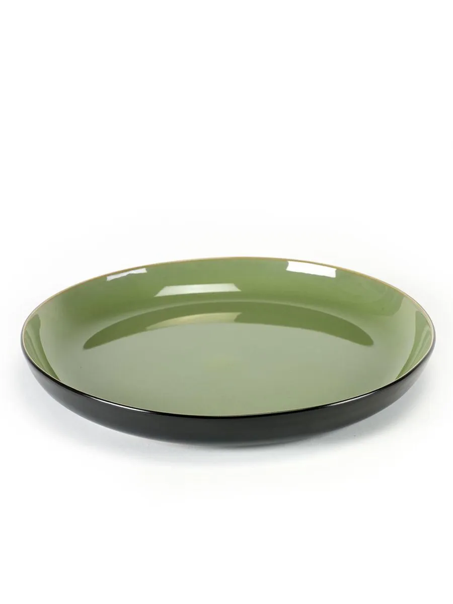 Serax Schaal Large D29 Violetgrijs/Zwart