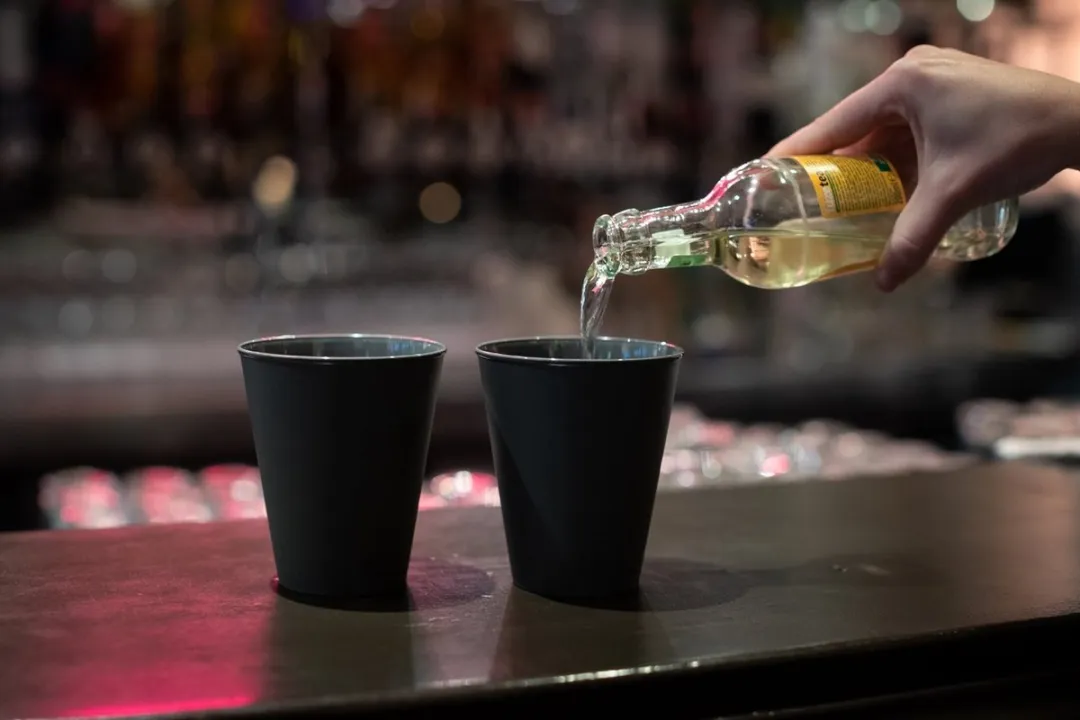 Koziol MOVE Cup LIGHT 0,3 Drinkbeker - 12 Stuks - Zilvergrijs