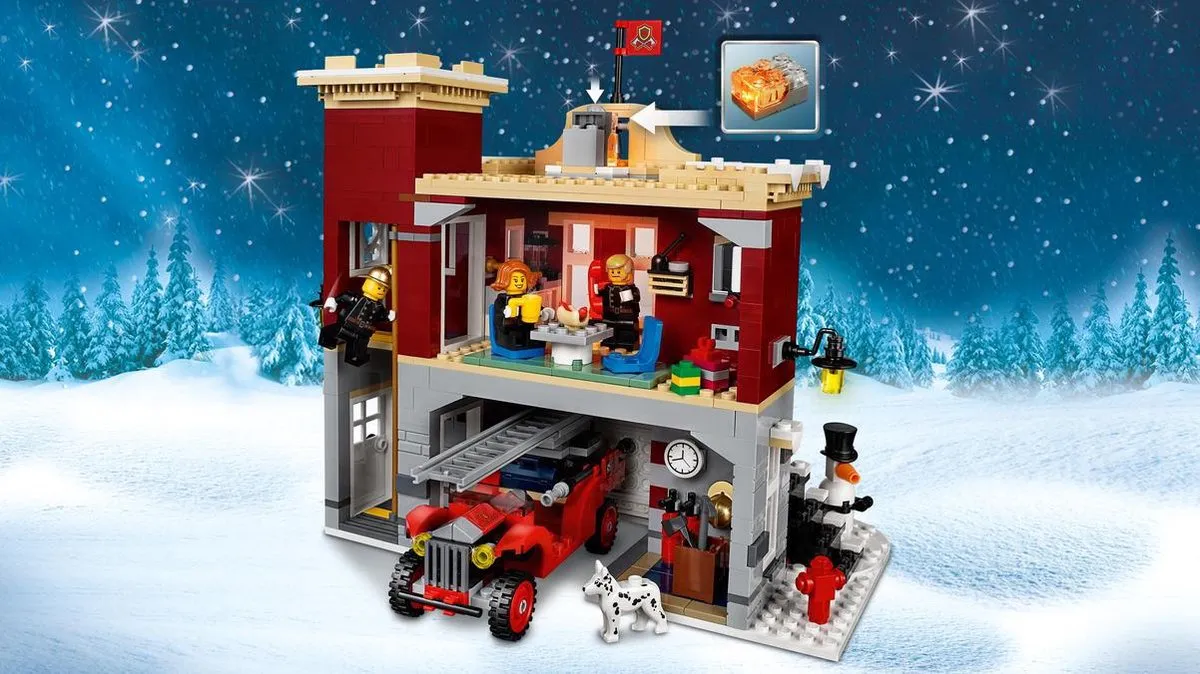 LEGO Creator Expert 10263 Brandweerkazerne - 1166 Stukken - afbeelding 6 van 6
