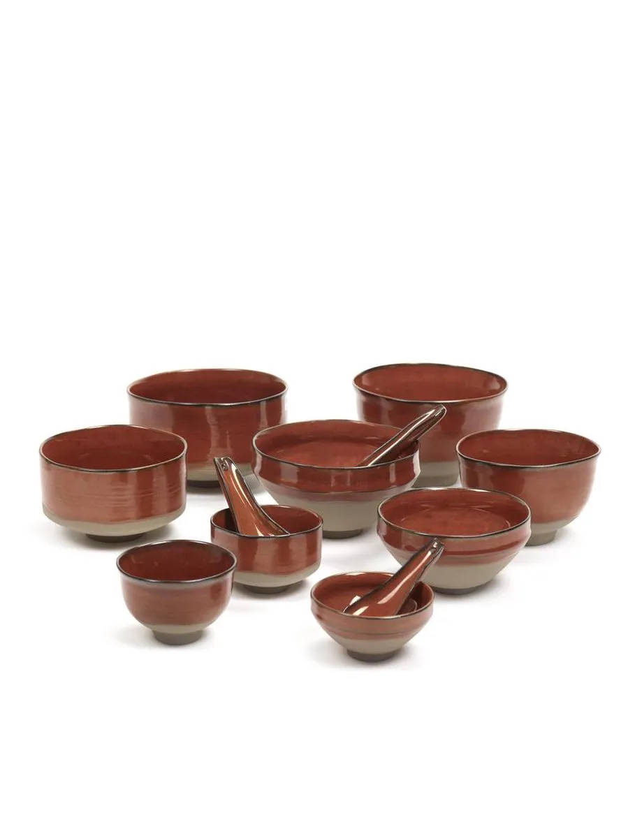 Serax Merci Meal X3 Lepel L - 16cm - Rood - 6 Stuks