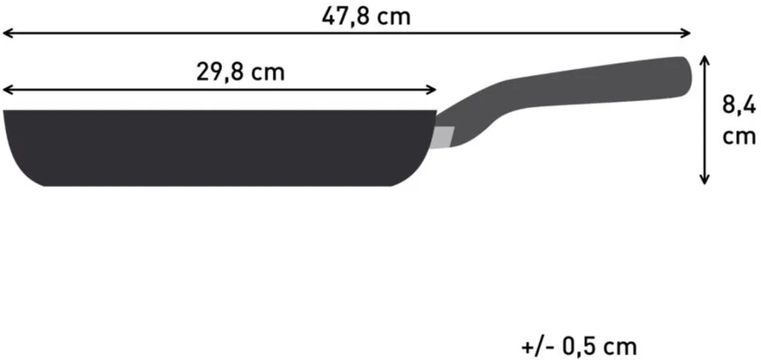 Tefal Ceramic Control Koekenpan 28cm - Grijs