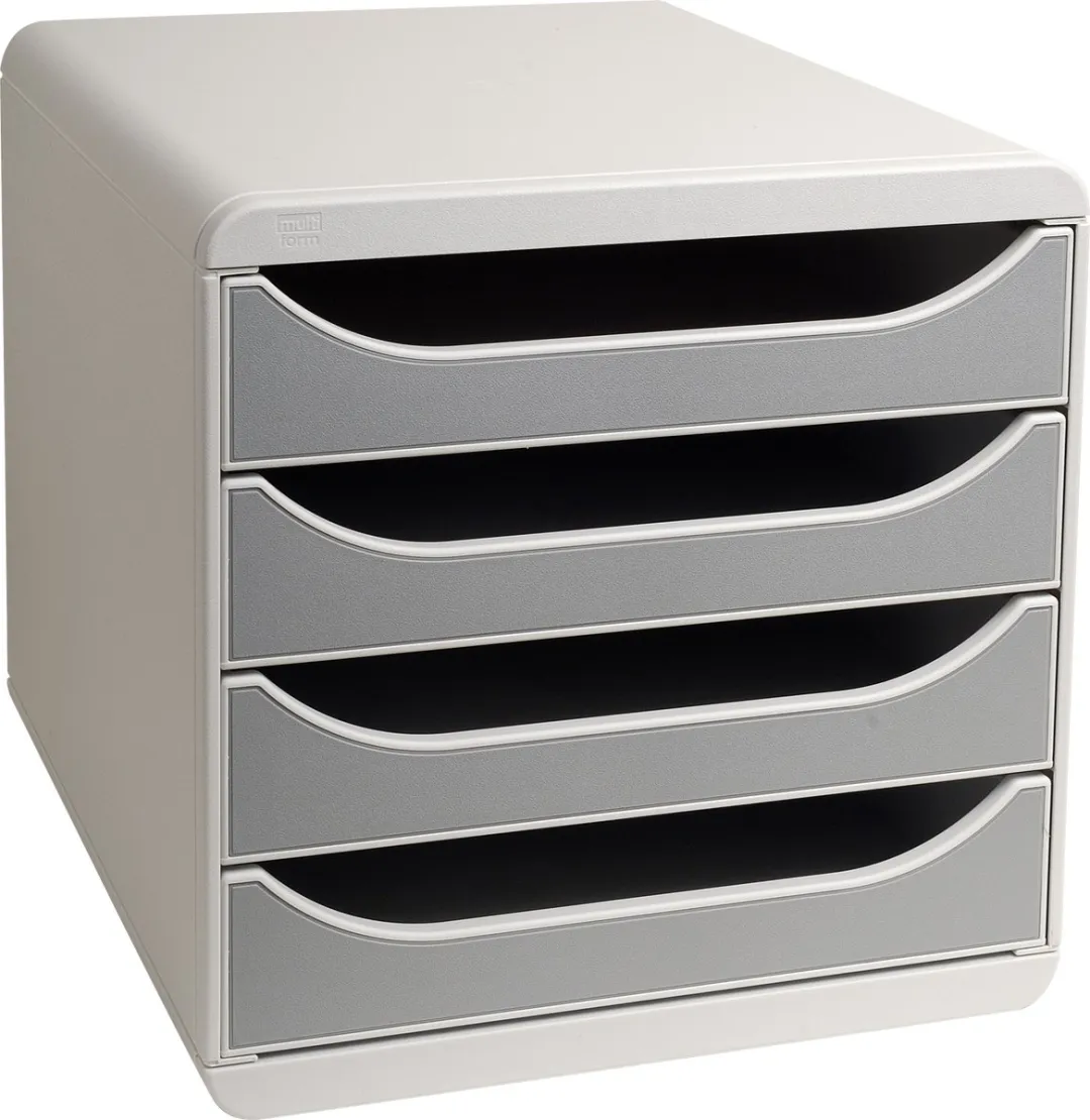 Exacompta Ladenbox Classic Graniet 310041D - 4 Vakken