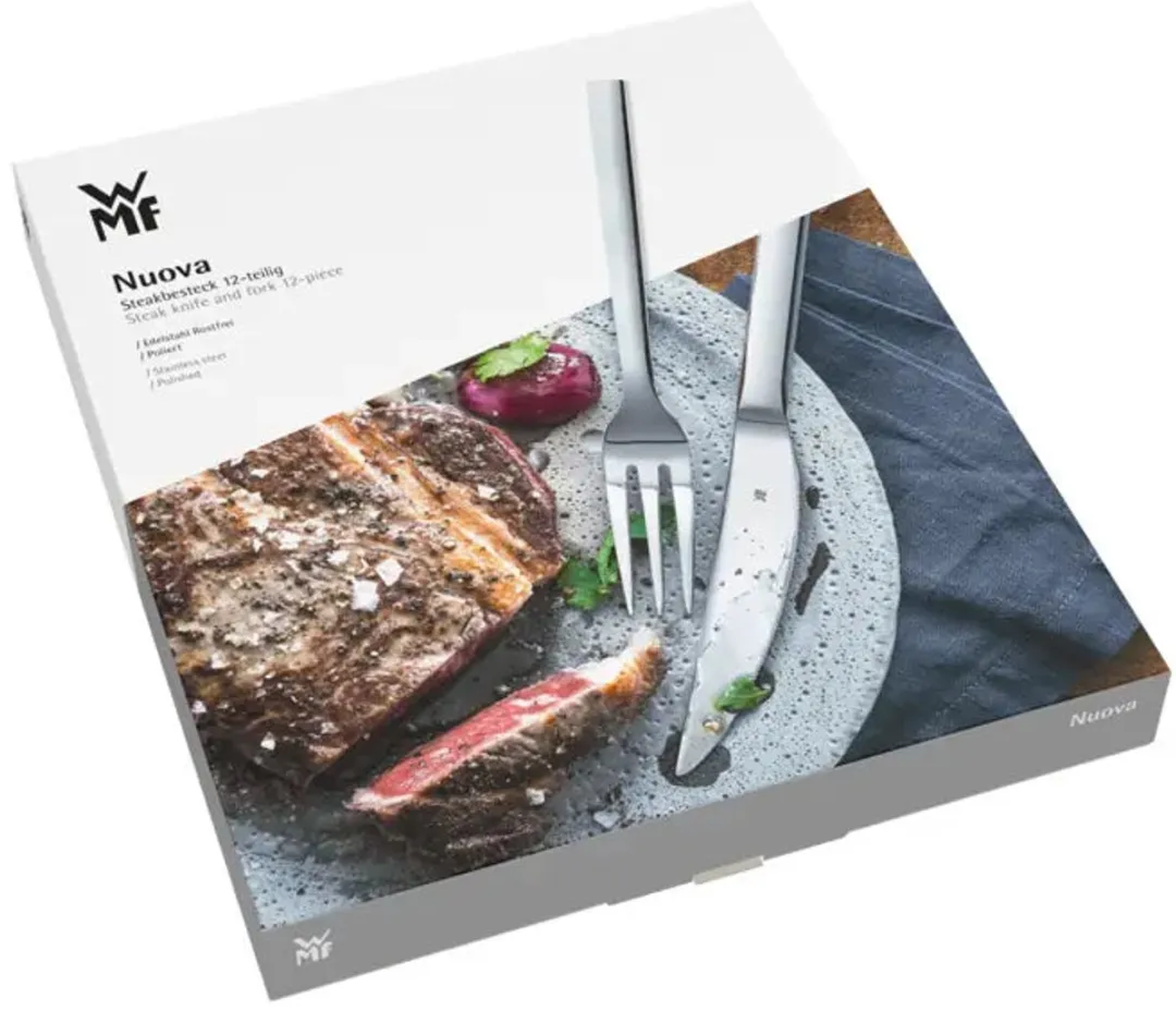 WMF Nuova Steakbestek 14-delig - Zilver