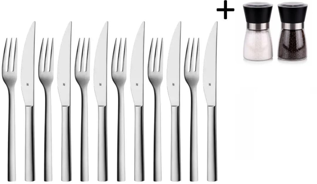 WMF Nuova Steakbestek 14-delig