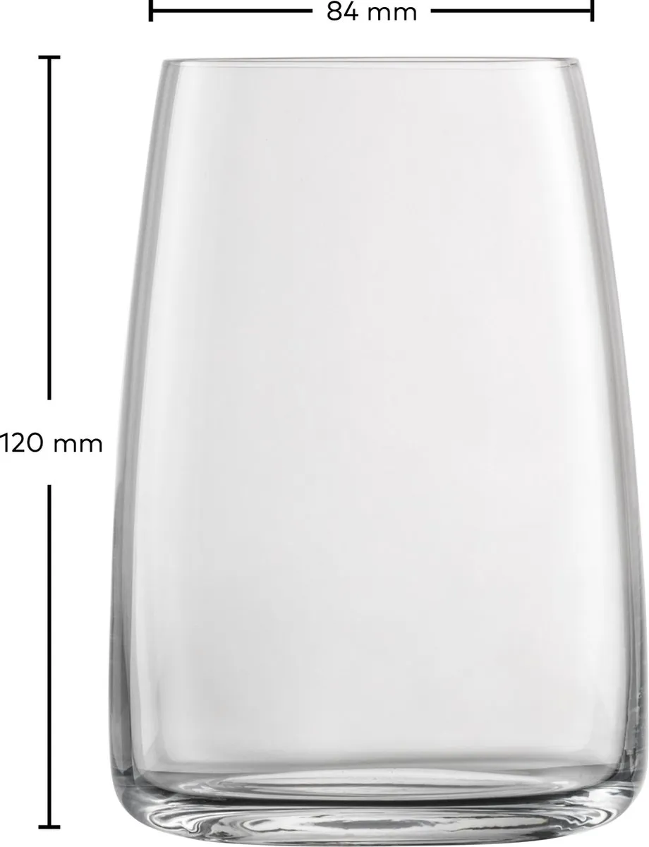 Zwiesel Glas Vivid Senses Tumbler 42 0.5L - Set van 4
